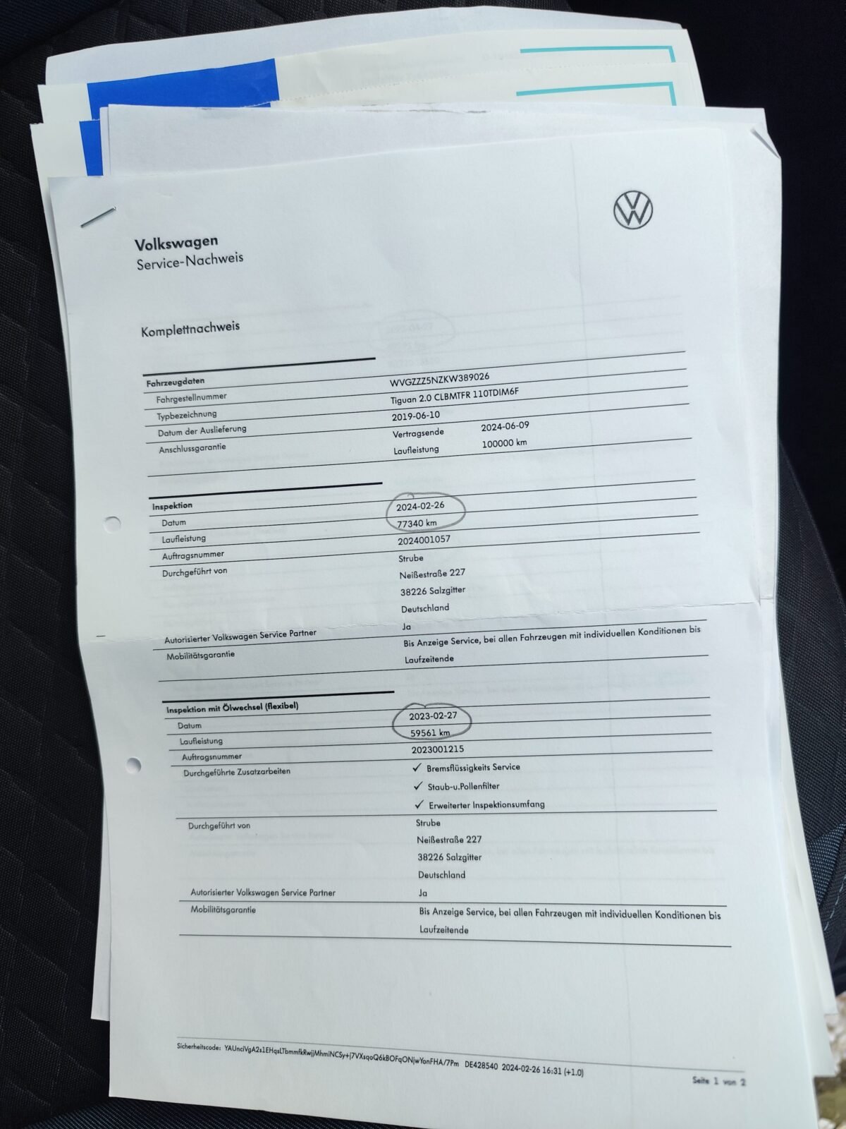 VOLKSWAGEN TIGUAN 2.0 TDI