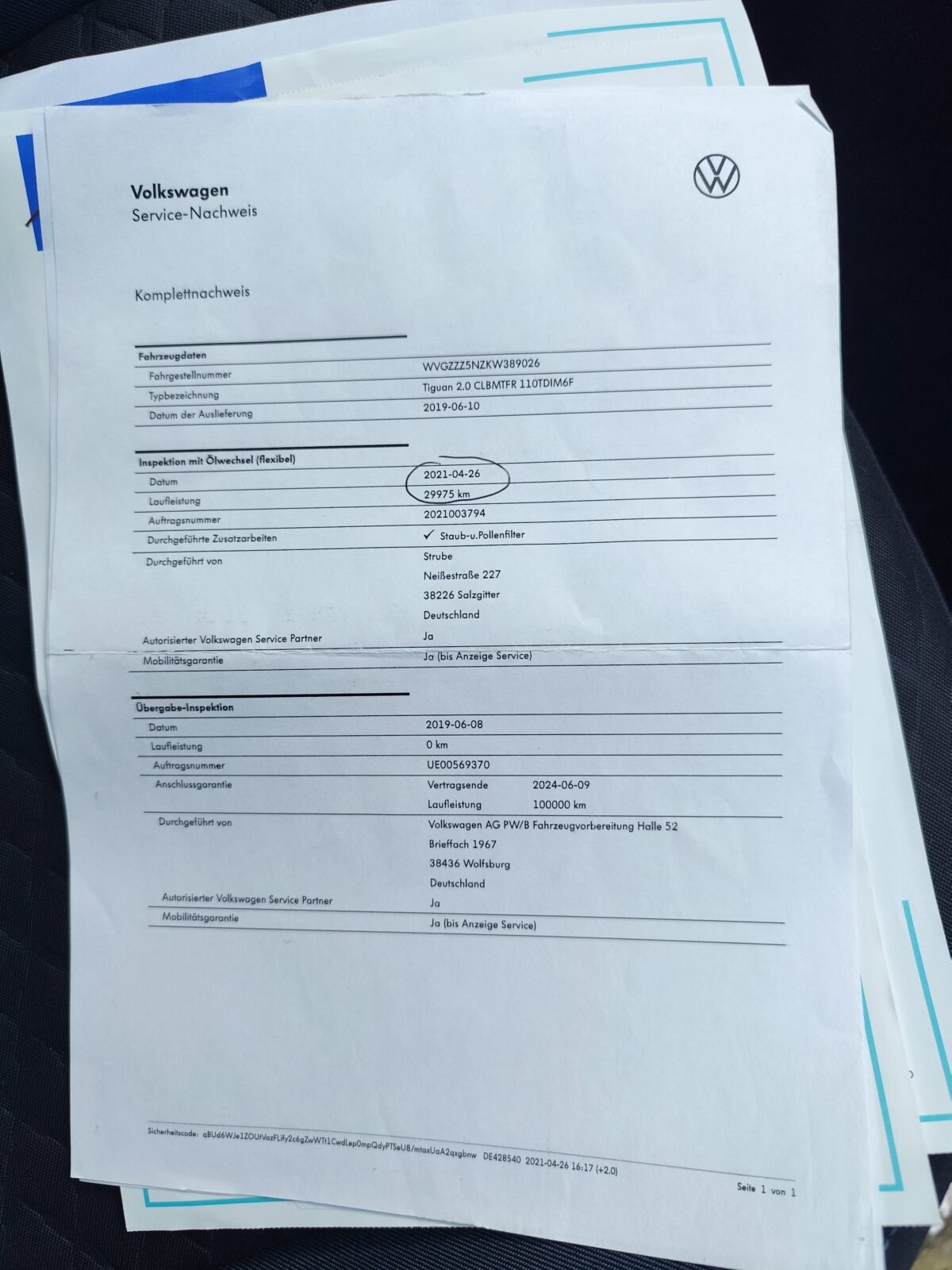 VOLKSWAGEN TIGUAN 2.0 TDI
